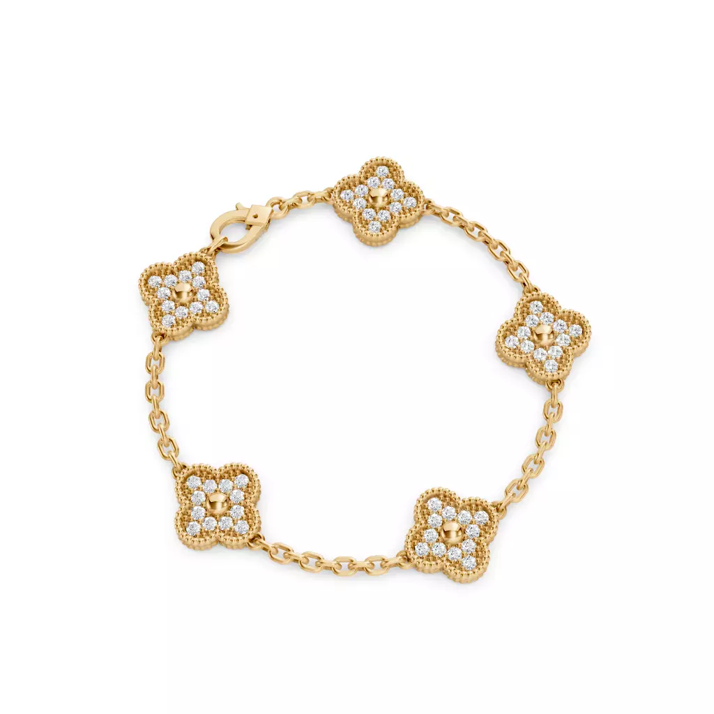 Alhambra Bracelet 3D print model_0