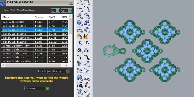 Alhambra Bracelet 3D print model_9