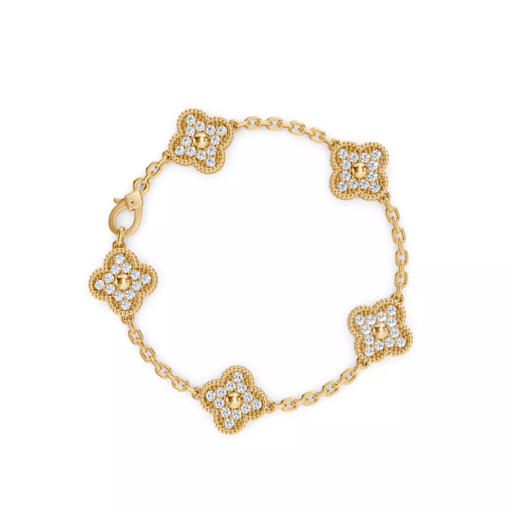 Alhambra Bracelet 3D print model_1