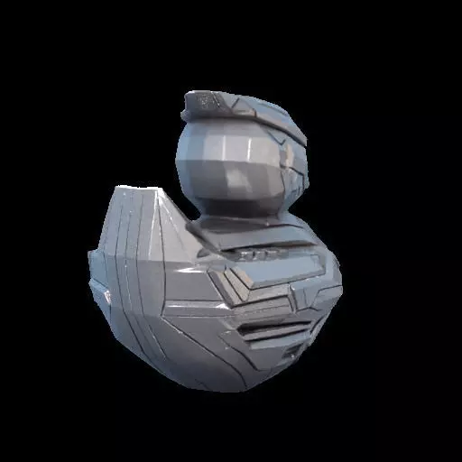 CyberDuck A Futuristic Rubber Duck in Tesla Cybertruck Style 3D print model_14