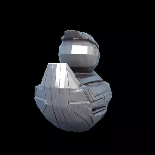 CyberDuck A Futuristic Rubber Duck in Tesla Cybertruck Style 3D print model_15