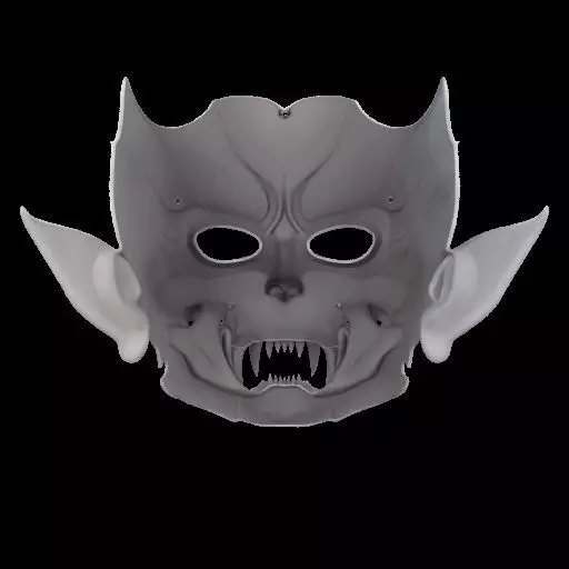 Vampire Mask 3D print model_8
