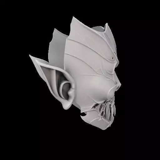 Vampire Mask 3D print model_30