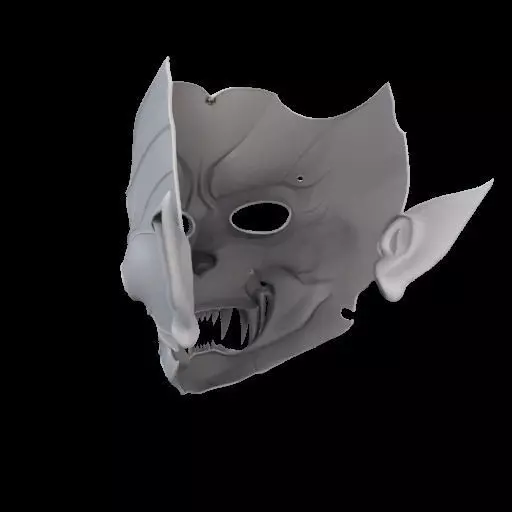 Vampire Mask 3D print model_11