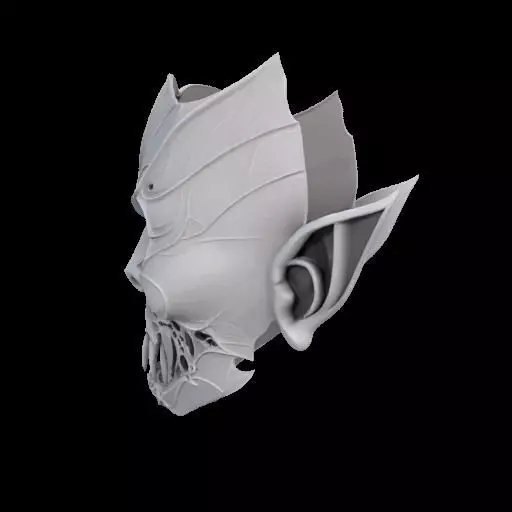 Vampire Mask 3D print model_15