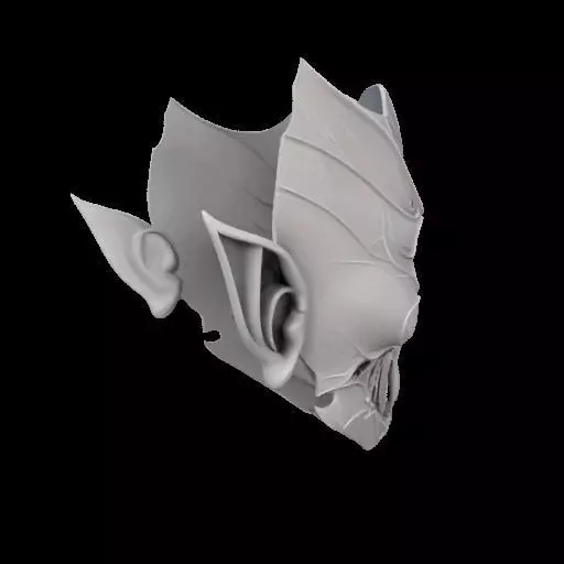 Vampire Mask 3D print model_3