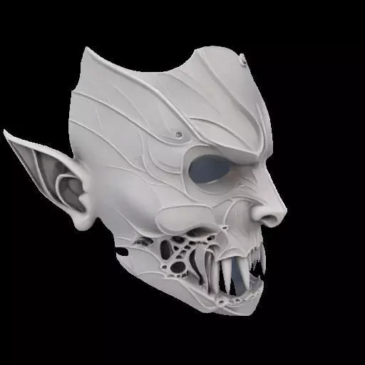 Vampire Mask 3D print model_26