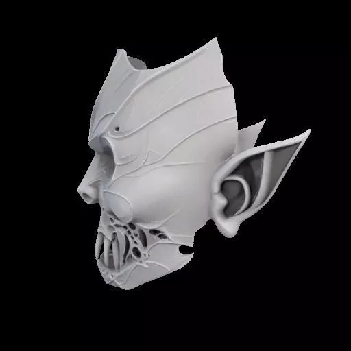 Vampire Mask 3D print model_16