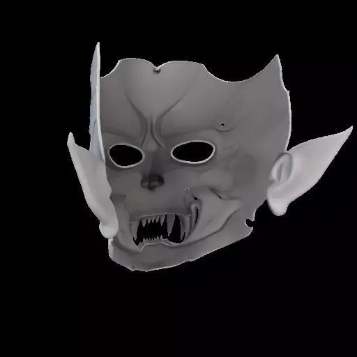 Vampire Mask 3D print model_10