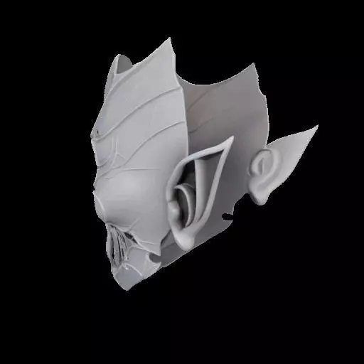 Vampire Mask 3D print model_14