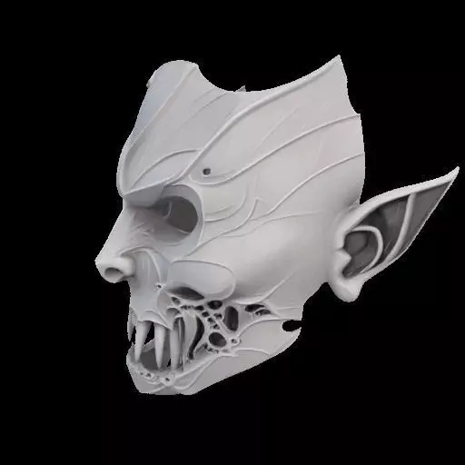Vampire Mask 3D print model_18