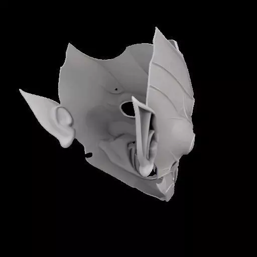 Vampire Mask 3D print model_4