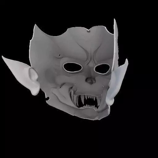 Vampire Mask 3D print model_6