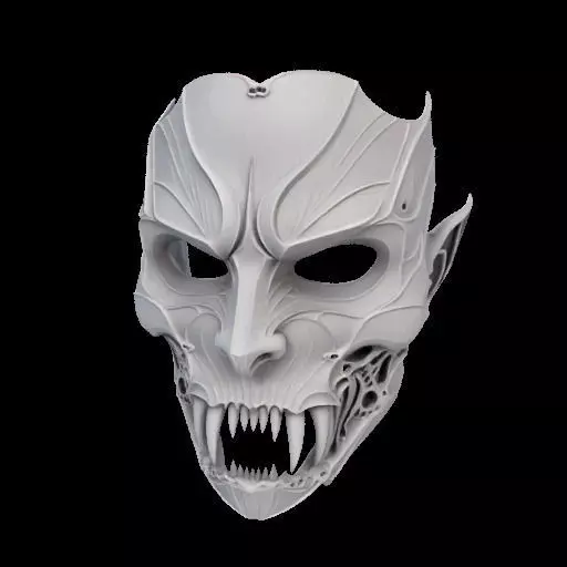 Vampire Mask 3D print model_23
