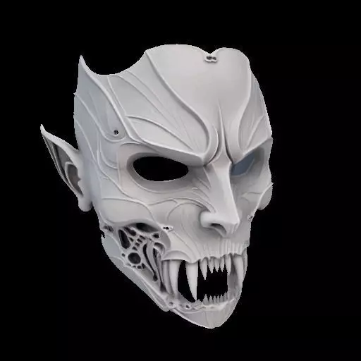 Vampire Mask 3D print model_13