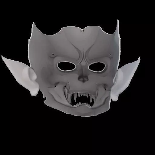 Vampire Mask 3D print model_7