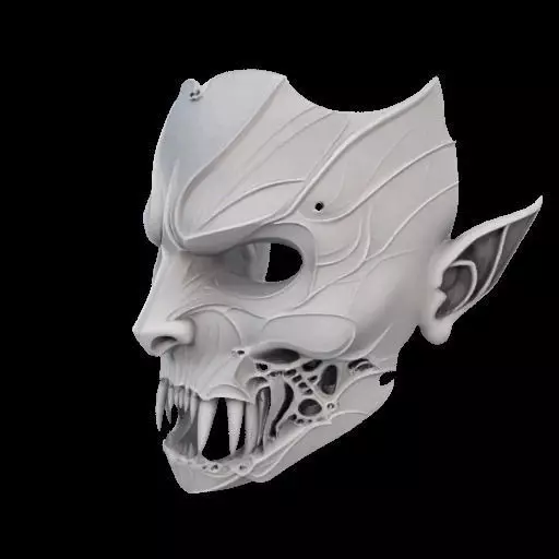 Vampire Mask 3D print model_20
