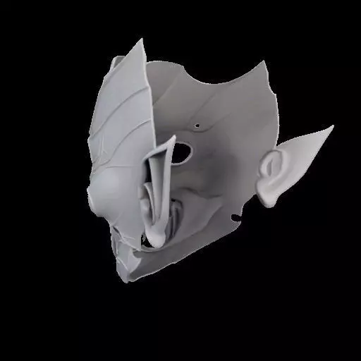 Vampire Mask 3D print model_12
