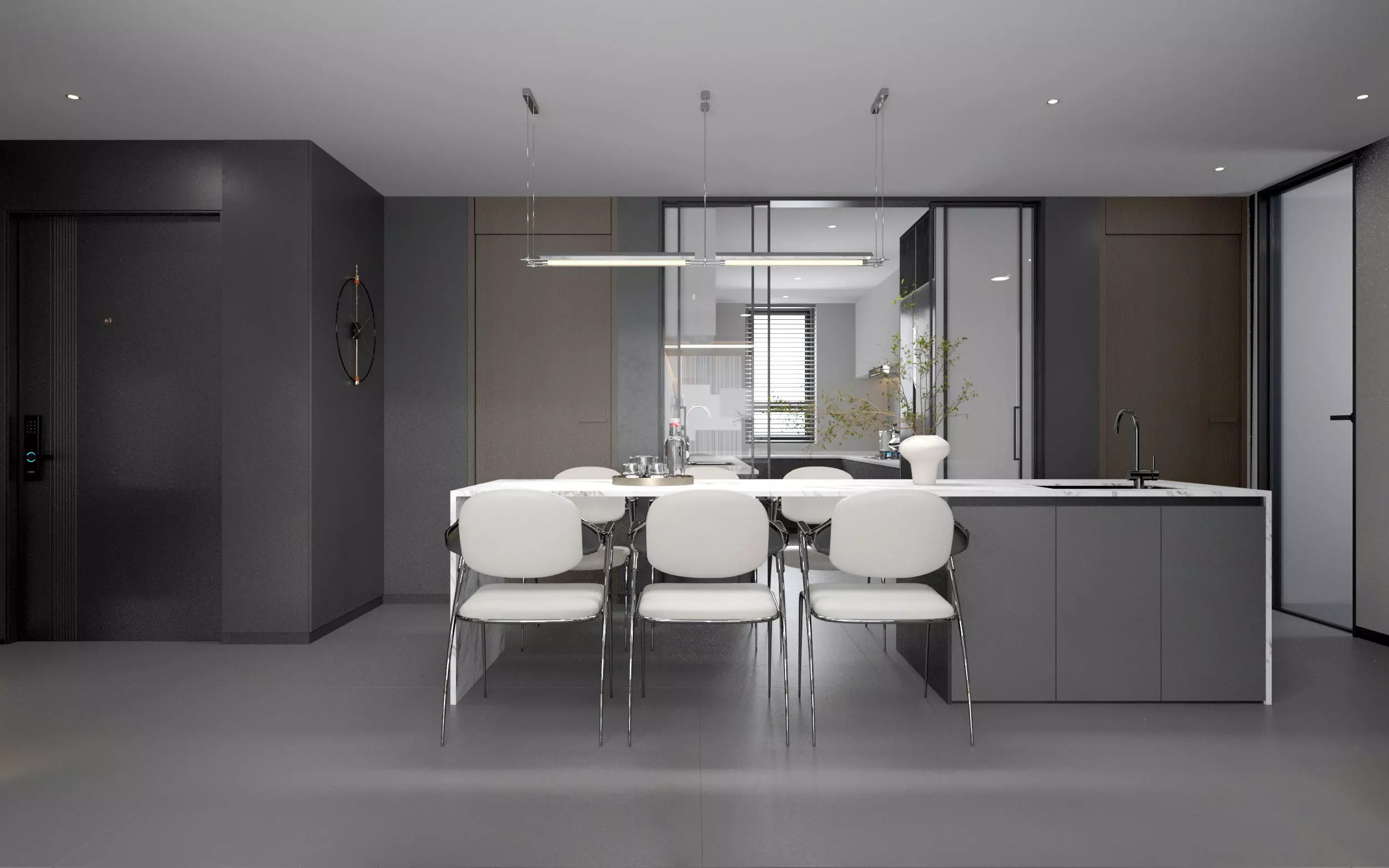 Modern living room 3D model_3