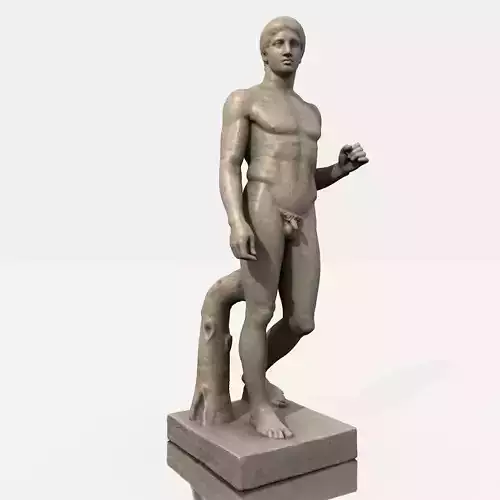 Doryphoro Classical Greek Sculpture 3D model Doryphoro Classical Greek Sculpture 3D model