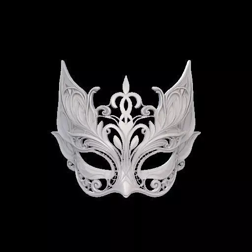 Fairy Masquerade Mask 3D print model_1