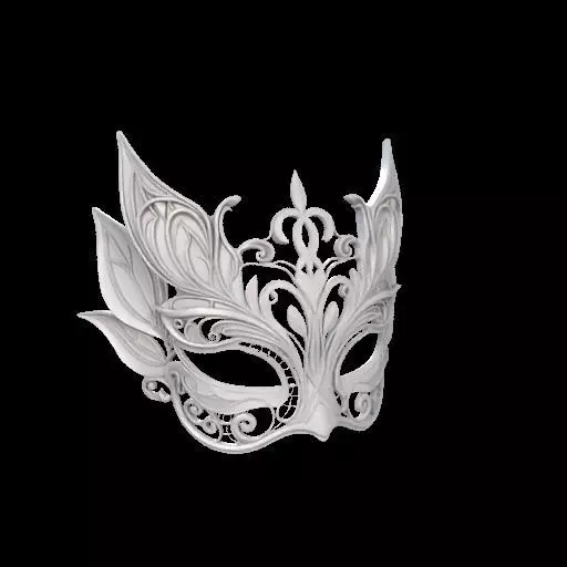Fairy Masquerade Mask 3D print model_13