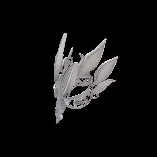 Fairy Masquerade Mask 3D print model_14