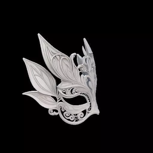 Fairy Masquerade Mask 3D print model_26