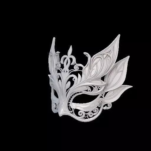 Fairy Masquerade Mask 3D print model_21