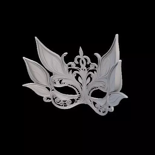 Fairy Masquerade Mask 3D print model_6