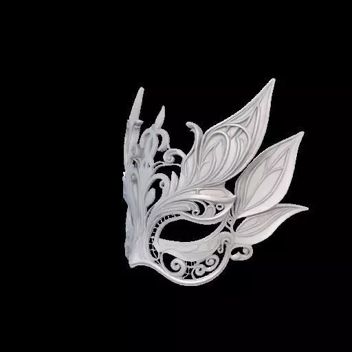 Fairy Masquerade Mask 3D print model_20