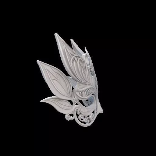Fairy Masquerade Mask 3D print model_28