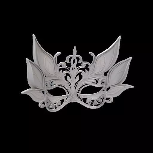 Fairy Masquerade Mask 3D print model_9