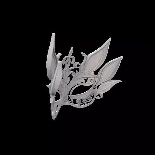 Fairy Masquerade Mask 3D print model_12