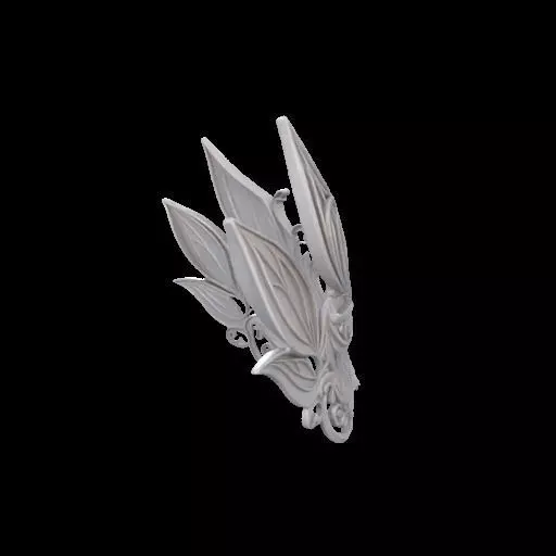 Fairy Masquerade Mask 3D print model_30