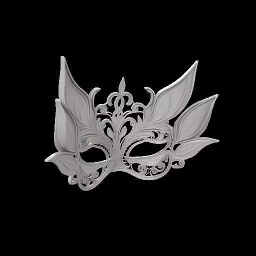 Fairy Masquerade Mask 3D print model_10