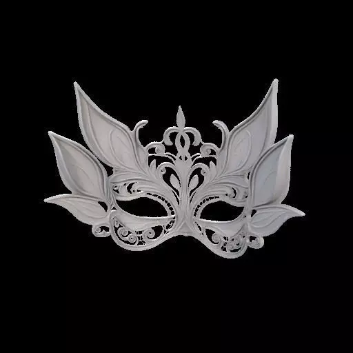 Fairy Masquerade Mask 3D print model_7