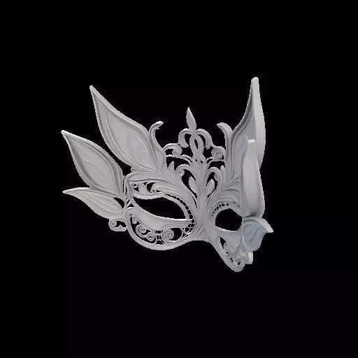 Fairy Masquerade Mask 3D print model_5