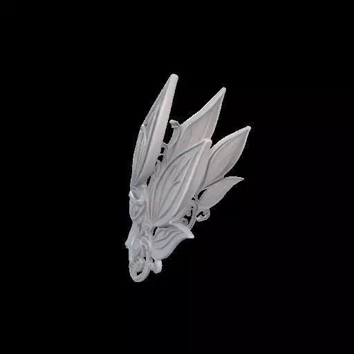 Fairy Masquerade Mask 3D print model_15