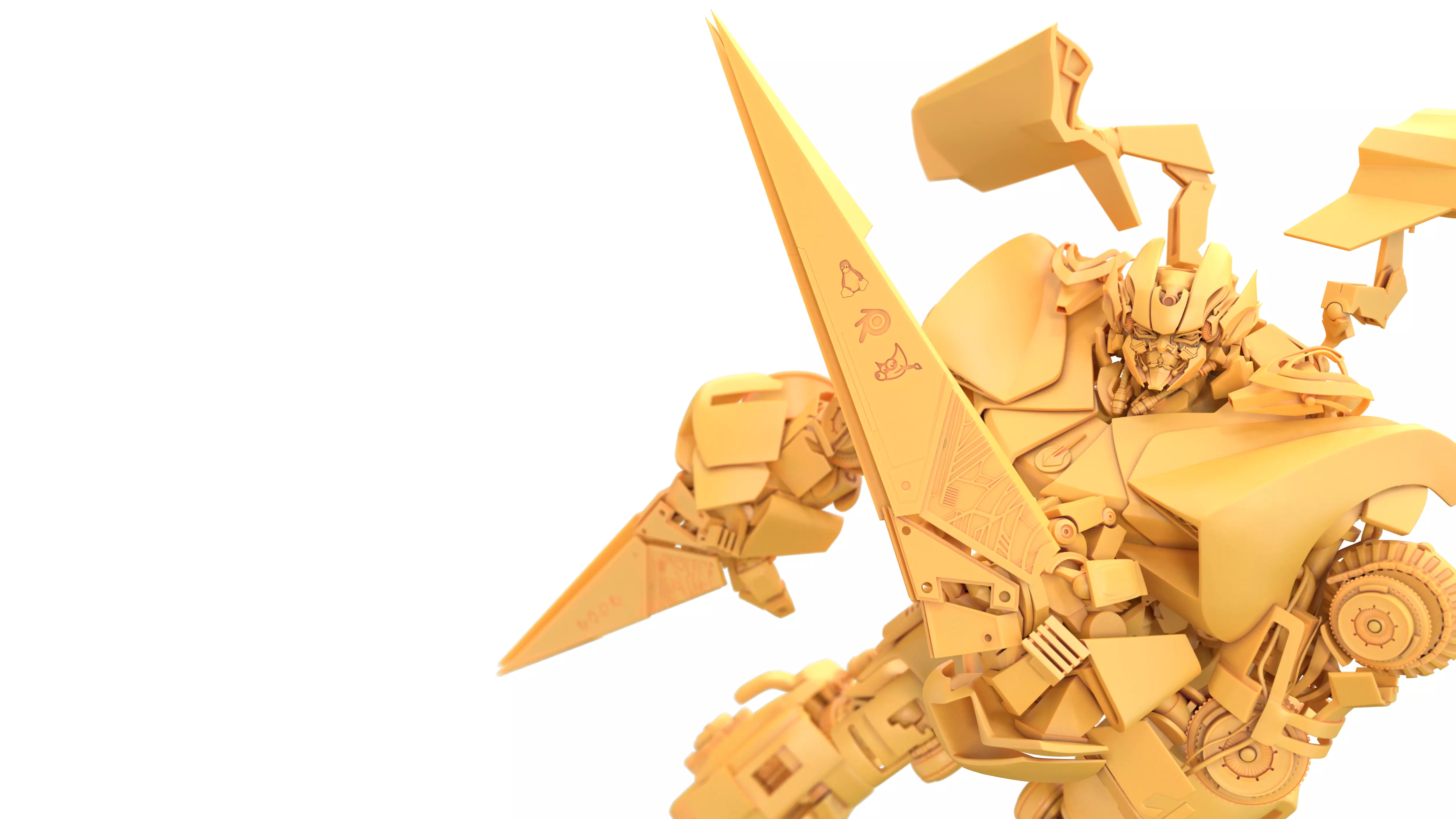 sideswipe transformer 3D model_0