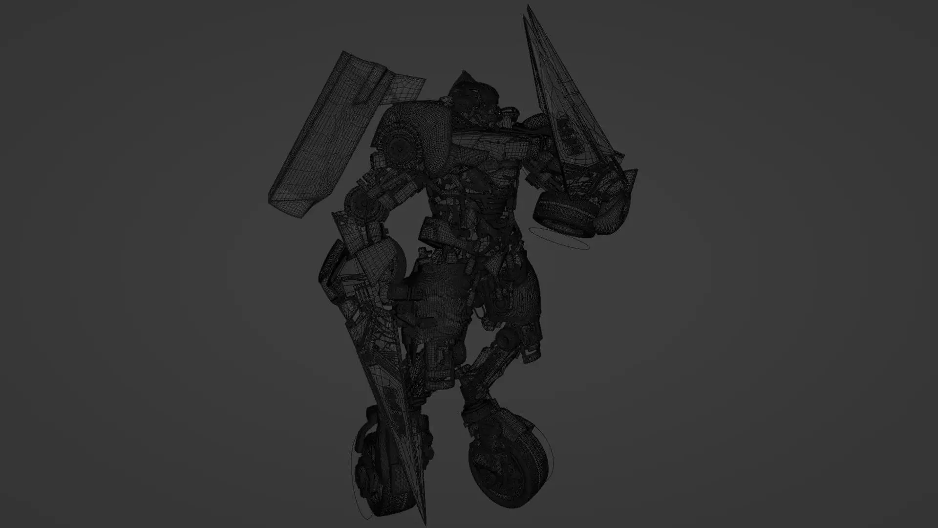 sideswipe transformer 3D model_6