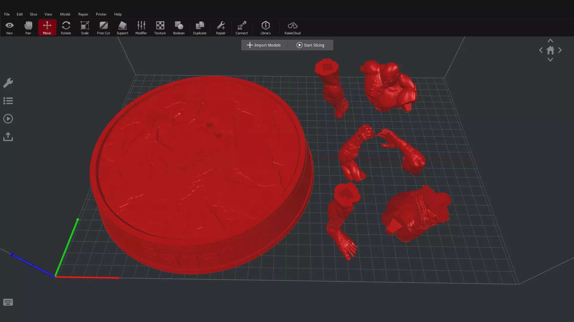 Sagat 3D print model_9