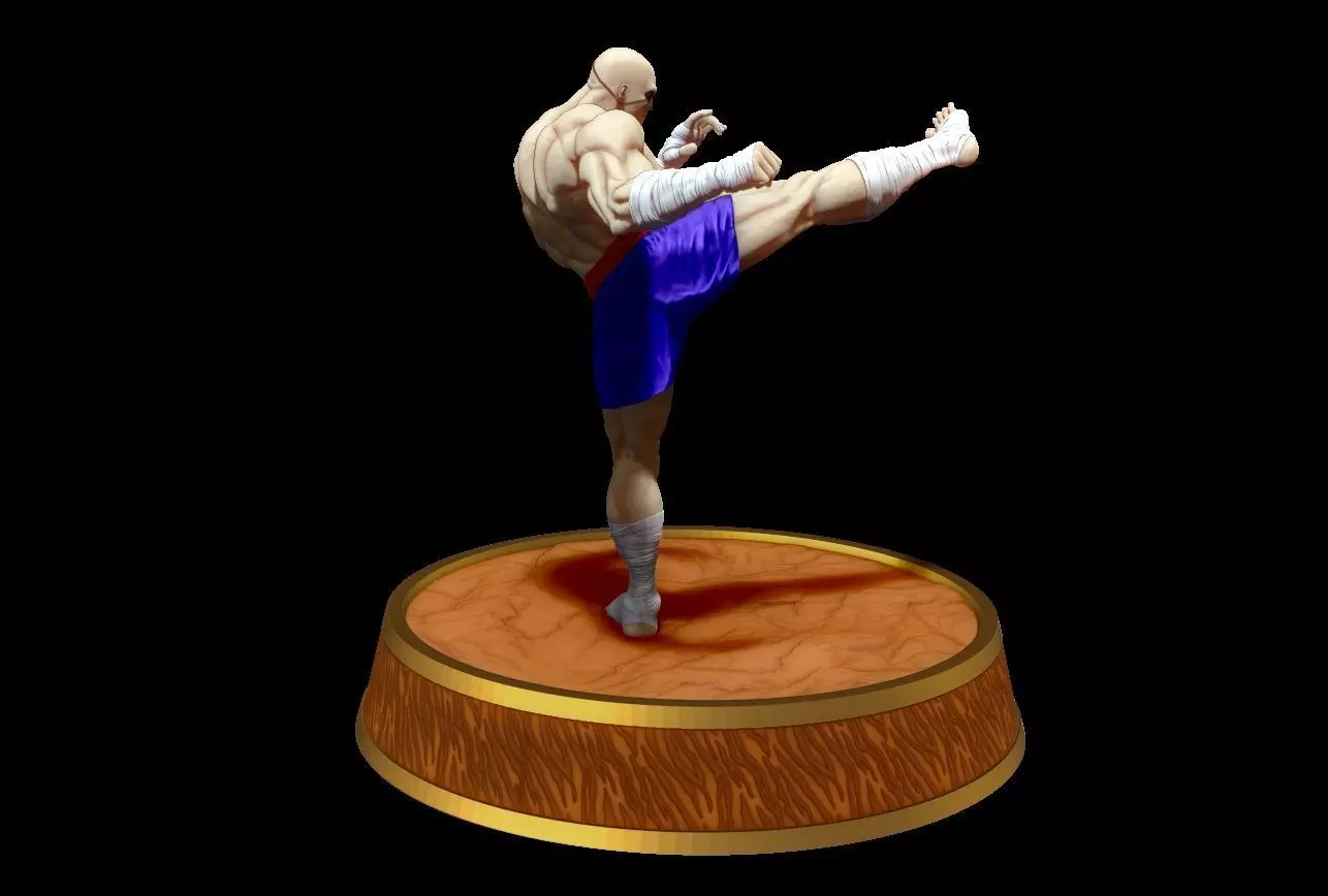 Sagat 3D print model_3