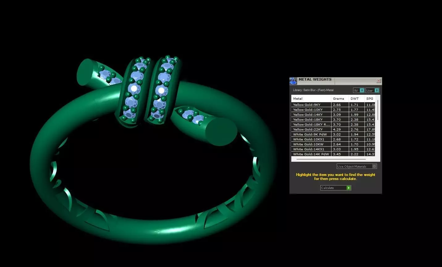 Knot ring 3D print model_6