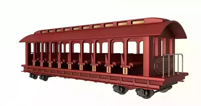 Amusement Park Train Car