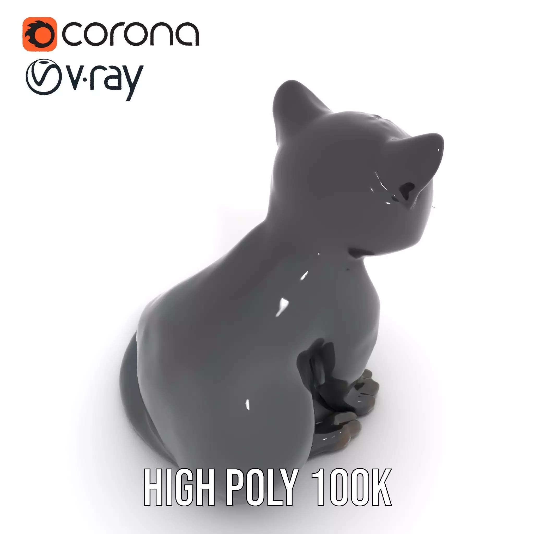 Charming Black Panther model pack Low-poly 3D model_24