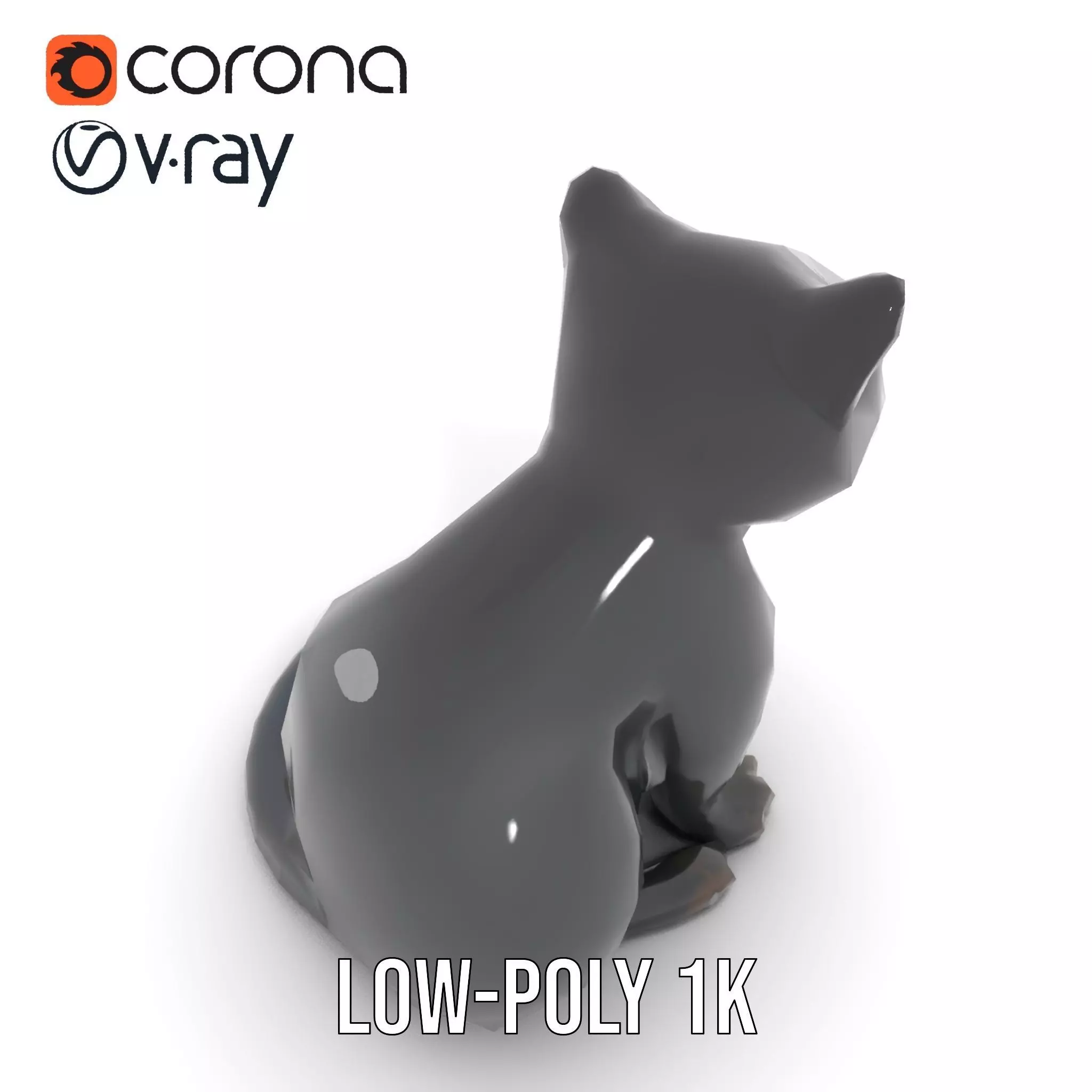 Charming Black Panther model pack Low-poly 3D model_10