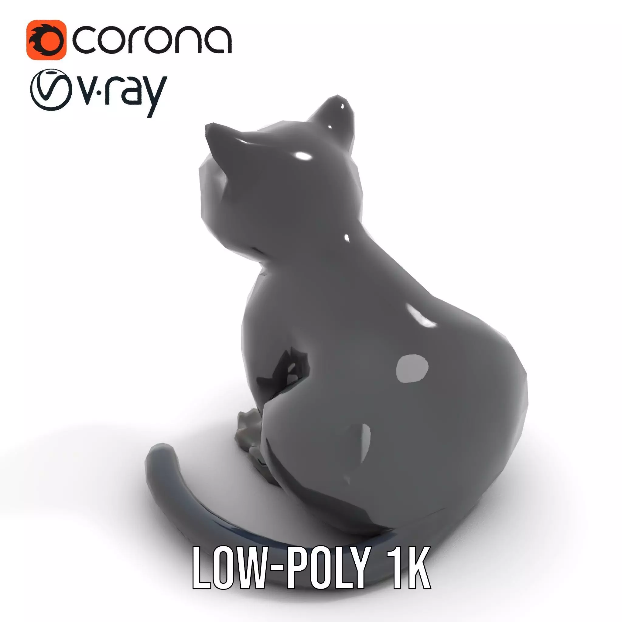 Charming Black Panther model pack Low-poly 3D model_15
