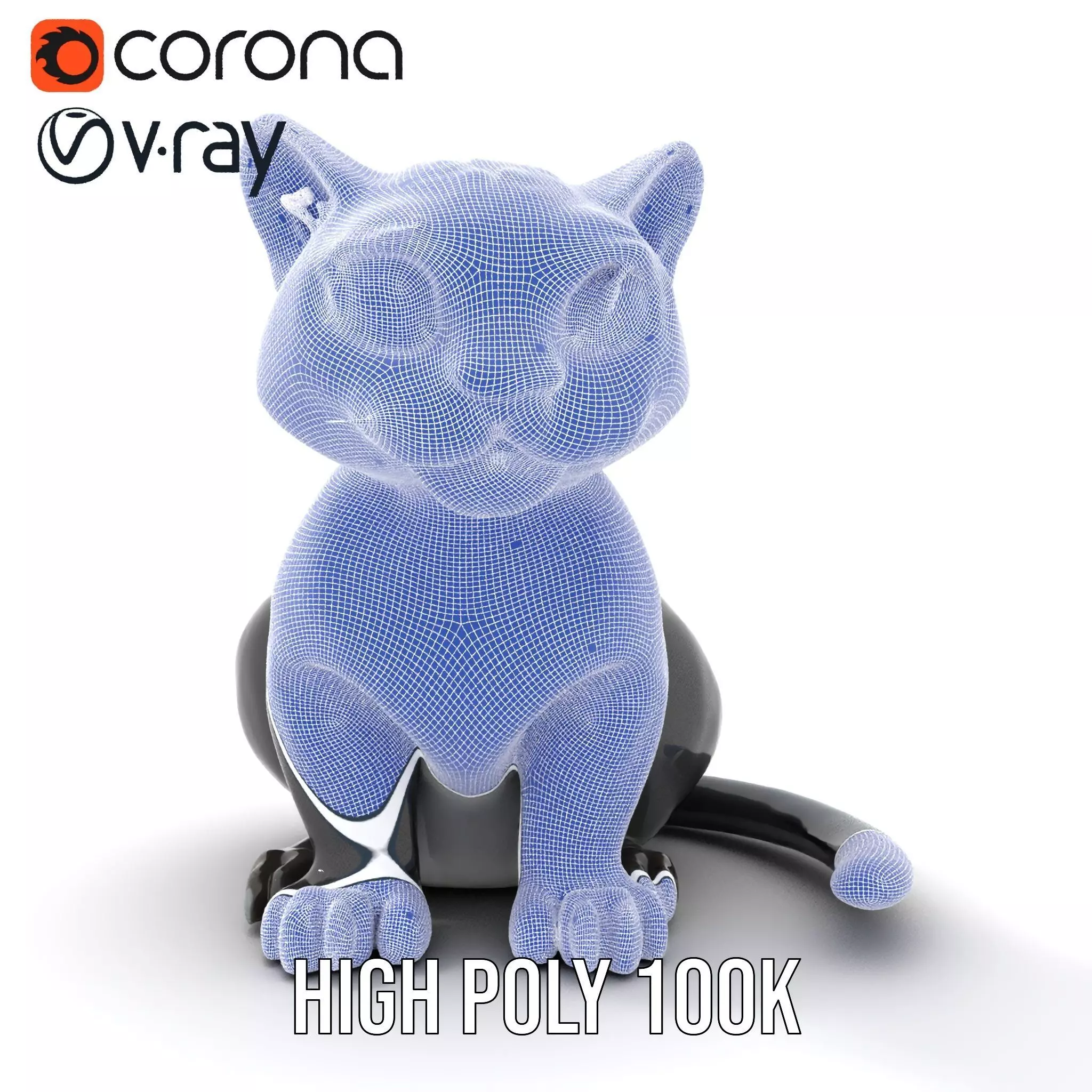 Charming Black Panther model pack Low-poly 3D model_32