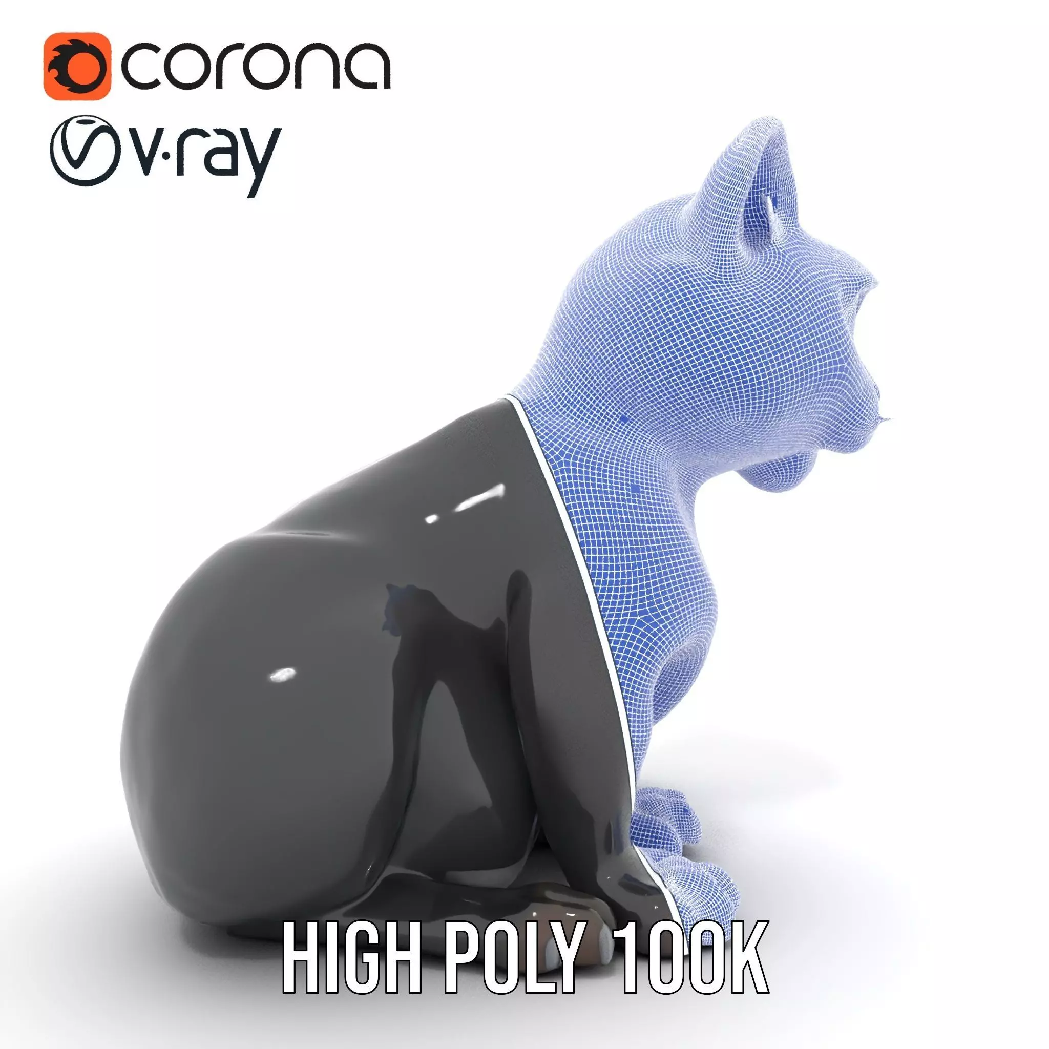 Charming Black Panther model pack Low-poly 3D model_35